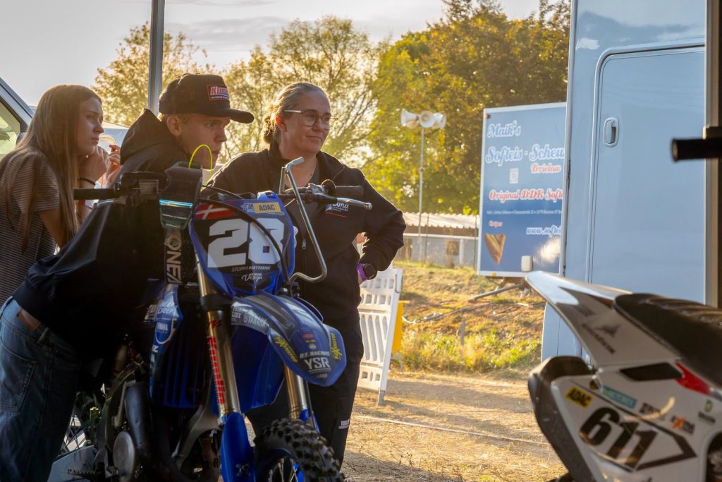Storm Maymann mit Team BUYMX im Fahrerlager